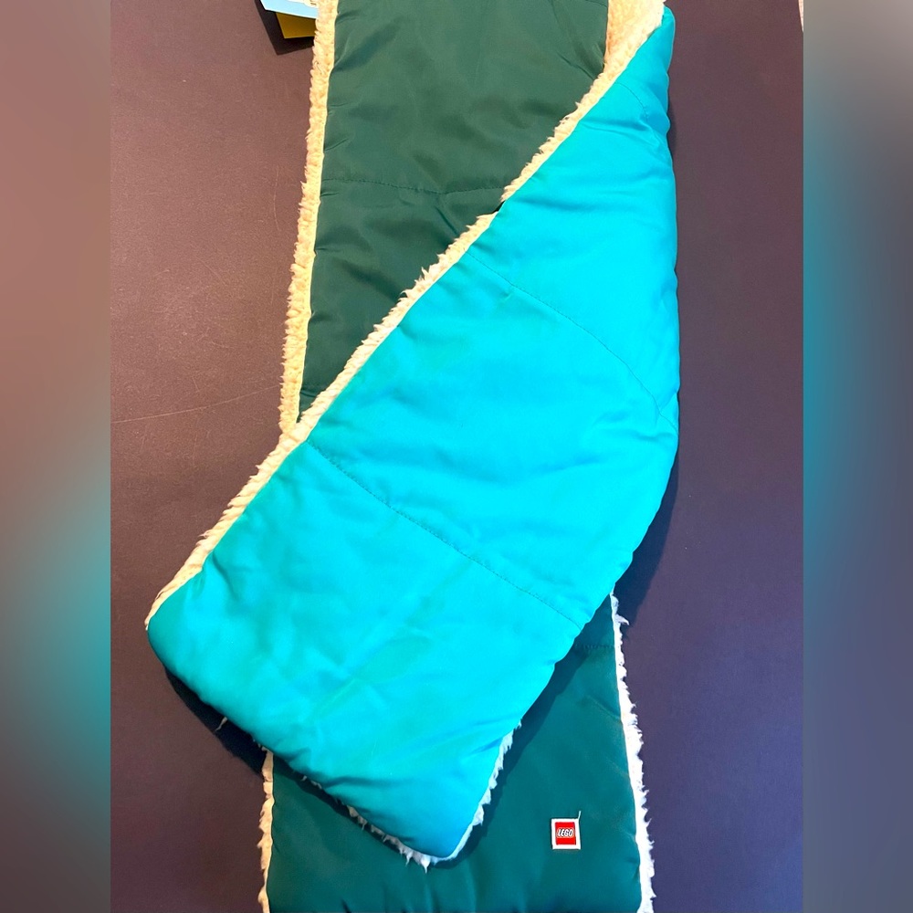 Lego brand fuzzy long scarf BNWT